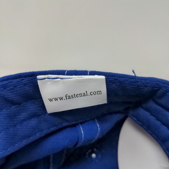 Fastenal Men's Strapback Hat Blue Adjustable Embroidered Logo Official - Picture 11 of 12